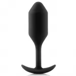 B-Vibe Snug Plug 2 Black 114g 3x11.4cm