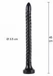 Hidden Desire Extreme Anal Serpent analinis dildo, 45 cm, juodas