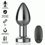 INTENSE ANAL TOYS &ndash; intense - anal plug 10 vibracijų metalas su nuotoliniu valdymu m