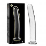 NEBULA SERIES BY IBIZA &ndash; modelis 8 dildo i&scaron; borosilikato stiklo ai&scaron;kus 14.5 cm -o- 2 cm