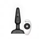 B-Vibe Trio Plug Black, vidutinio dydžio