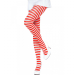 LEG AVENUE HOSIERY &ndash; leg avenue - balti/raudoni ra&scaron;tų pantalonai