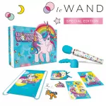 Le Wand Unicorn wand tipo masažuoklis, 8 dalių, vaivoryk&scaron;tės spalvų