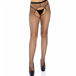 LEG AVENUE HOSIERY &ndash; leg avenue - juodos kročinės tinklinės pantyhos