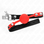 KINK COLLAR & GAG &ndash; kink - silikoninis 4 cm kam&scaron;tis su užraktu 60 x 2 cm