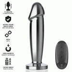 INTENSE ANAL TOYS &ndash; intense - anal plug 10 vibracijų metalinis dildas su nuotoliniu valdymu m