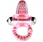 BAILE FOR HIM &ndash; baile - saldus abs 10 ritmų žiedas rožinis vibratorius