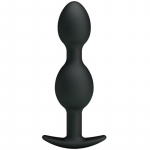 PRETTY LOVE BOTTOM &ndash; pretty love - silikoniniai analiniai kam&scaron;čiai 12.5 cm juodi