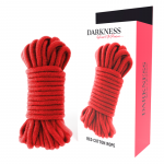 DARKNESS BONDAGE &ndash; darkness - japoni&scaron;ka virvė 20 m raudona