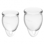 SATISFYER - Jauskis Pasitikinti Menstruacinė Taurelė 15 + 20