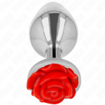 KINK PLEASURE PLUGS &ndash; kink - analinis plugas rožinis raudonas dydis l