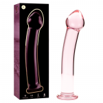 NEBULA SERIES BY IBIZA &ndash; modelis 11 dildo i&scaron; borosilikato stiklo rožinis 16 cm -o- 3 cm