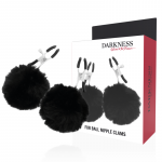 DARKNESS SENSATIONS &ndash; tamsos - nipple clamps su pom pom