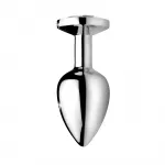 XR Brands Clear Gem Plug Small (aliuminis)