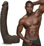 Doc Johnson Jax Slayher Signature realistinis dildo, 25 cm, smėlio spalvos