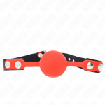 KINK COLLAR & GAG &ndash; kink - modelis 2 silikoninis kam&scaron;tis 4 cm su užraktu 60 x 2 cm