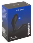 We-Vibe Vector+ prostatos masažuoklis, valdomas programėle, juodas