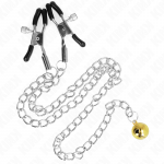 KINK NIPPLE GRIP - Grandinės spaustukai su varpeliu 30 cm