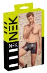 NEK Men's Matte Black/Red Stretch Pants S