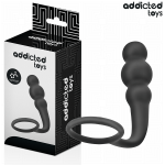 ADDICTED TOYS &ndash; analinis ki&scaron;tukas su žiedu silikonas modelis 1