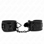KINK WRIST RESTRAINT &ndash; kink - diamond ra&scaron;tas rie&scaron;o apribojimai juodi reguliuojami 17-26 cm x 5.5 cm