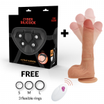 CYBER SILICOCK - Nuotolinis Strap-On Mr Rick