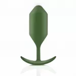 B-Vibe Snug Plug 4 &mdash; Army Green, 4.3&times;14 cm, 257 g