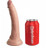 KING COCK - Realisti&scaron;kas silikoninis dildo 17.8 cm
