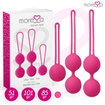 MORESSA &ndash; osian premium silikono rinkinys rožinis (osian one - 51 g | osian two - 101 g | osian three - 85 g)