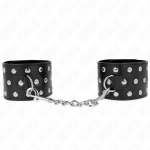 KINK WRIST RESTRAINT &ndash; kink - punk rankų apribojimai reguliuojami 19-24 cm x 5.5 cm