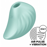 SATISFYER AIR PULSE &ndash; satisfyer - perlo nardytojas air pulse stimuliatorius & vibratorius žalias