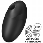 SATISFYER AIR PULSE &ndash; satisfyer - vulva mylėtojas 3 air pulse stimuliatorius ir vibratorius juodas