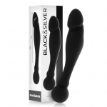 BLACK&SILVER - KARL G-TA&Scaron;KO STIMULIUOJANTIS DILDO 18 CM
