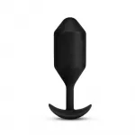 B-Vibe Vibrating Snug Plug 5 Black &mdash; 318g
