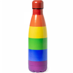 PRIDE - Metalinis vandens &scaron;ildytuvas su LGBT vėliava