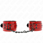 KINK WRIST RESTRAINT &ndash; kink - tams raudonos rie&scaron;o apyrankės 23 x 5 cm