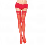 LEG AVENUE HOSIERY &ndash; leg avenue - raudonos pantalonai su savisandančia nėrine
