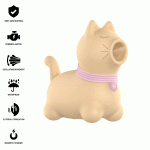 INTENSE - TOULOUSE STIMULATOR WITH 360&ordm; ROTATING TONGUE YELLOW