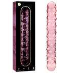 NEBULA SERIES BY IBIZA &ndash; modelis 15 dildo i&scaron; borosilikato stiklo rožinis 18.5 cm -o- 3 cm