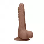 RealRock by Shots Intimate Model 17 cm TPE su siurbtuku &ndash; Natural