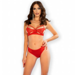 CHILIROSE SETS &ndash; chilirose - cr 4676 rinkinys dviem piece'iais raudonas xl