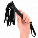 KINK - Juoda zom&scaron;inė mini botagėlis 30 cm