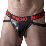 MACHO - Raudoni Odiniai Jockstrap