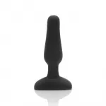 B-Vibe Novice Plug Black &mdash; įkraunamas silikoninis su pultu