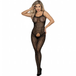 SUBBLIME BODYSTOCKINGS &ndash; subblime - 951726 juodas elastinis žuvies tinklas be klyno kūno kostiumas vienas dydis