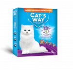 CAT&rsquo;S WAY Eco Premium Bentonitinis Kraikas &ndash; Levandų kvapo 5,1KG / 6L (kartoninė dėžė)