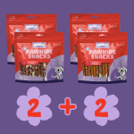 2+2 PASIŪLYMAS - Braaaf skanėstai &scaron;unims su ėriena ir žuvimi + su vi&scaron;tiena