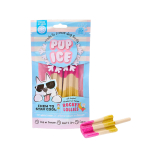 Pup Ice vidutinių veislių suaugusių &scaron;unų pa&scaron;aro papildas - skanėstai, ledų formos  &bdquo;Rocket Lollies&ldquo; bra&scaron;kių ir bananų skonio, 90 g, 2 vnt.