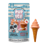Pup Ice &scaron;unų pa&scaron;aro papildas - skanėstai, ledų formos &bdquo;Waffle Cones&ldquo; bra&scaron;kių skonio, 110 g, 2 vnt.