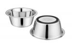 gyvūnų augintinių dubenėlis, metalinis 0,22 l, &Oslash;11,5 cm